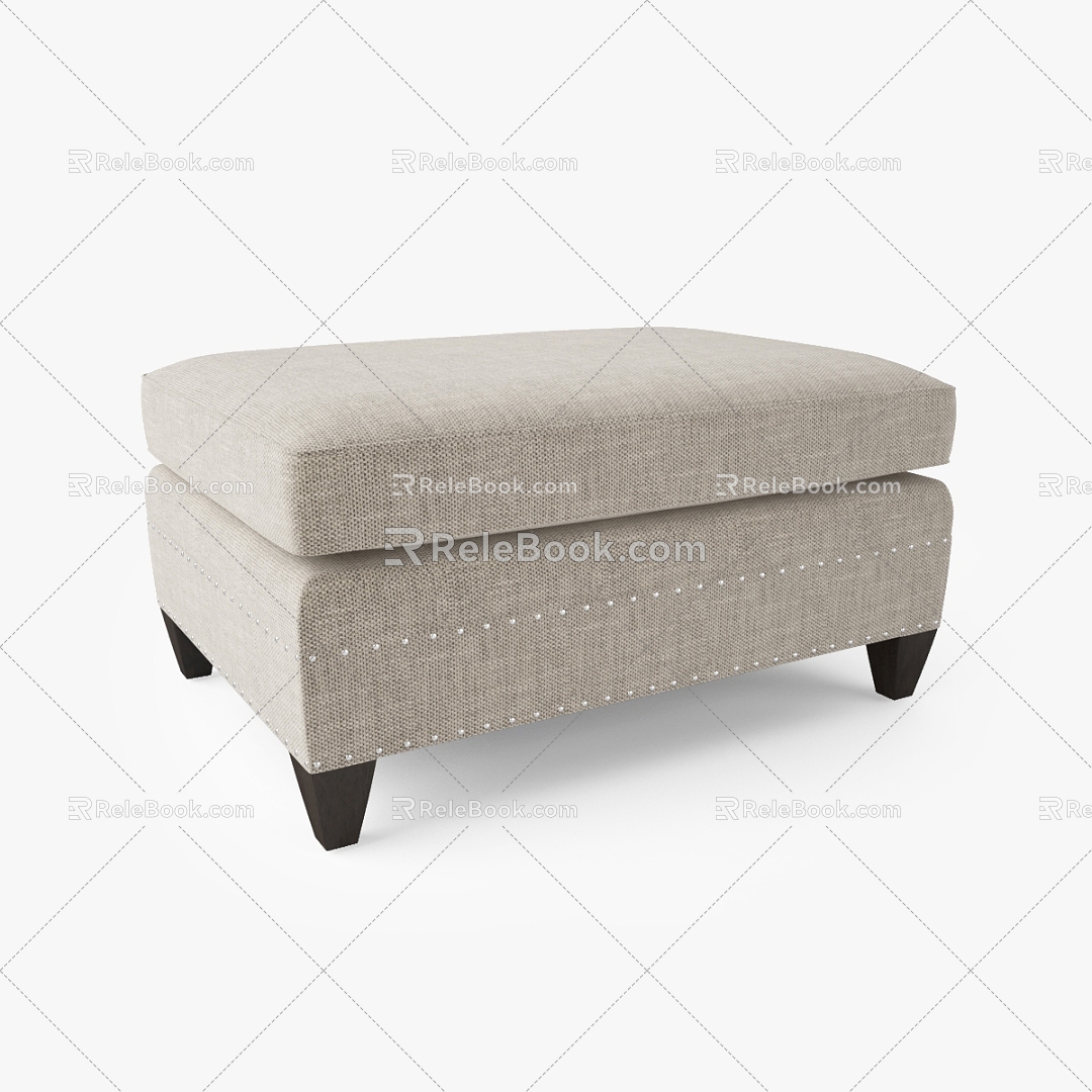 Modern Sofa Stool Modern Stool Sofa Stool Bench Blanket Blanket Home Furniture Chair Stool Massage Stool Shoe Changing Stool 3d model