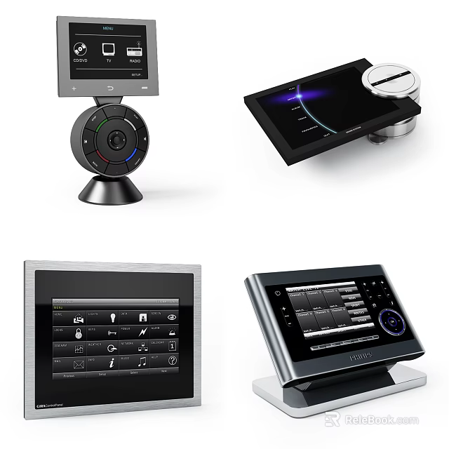 Smart Video Doorbell With Digital Display HD Camera And Modern Design For Home Security 3d model 
