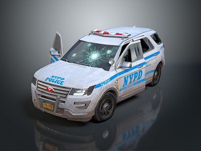 Police Car Police Car Police Car Special Vehicle City Car Special Vehicle 3d model