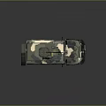 Camouflage Painted Military Vehicle With Roof Mounted Weapon And Off Road Design