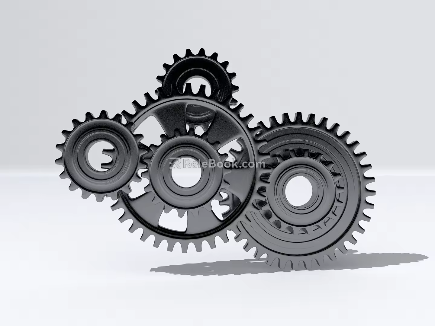 modern gear 3d model