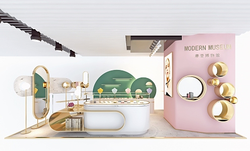 Modern Jewelry Store 3d model