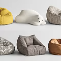 Colorful Bean Bag Chairs With Various Styles And Comfortable Design For Living Room