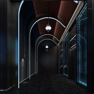 Modern Elevator Foot Bath Club Elevator 3d model