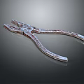 Sturdy Metal Pliers Essential Hardware Tool For Home Repair Tasks