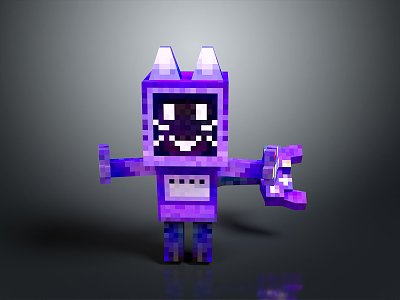 Toy Pixel Figure Toy Next Generation Item 3 Print 3d model