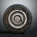 Premium Automotive Car Tire With Alloy Wheel Rim And Heavy Duty Tread Pattern