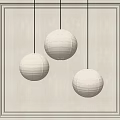 Quiet chandelier paper chandelier 3d model
