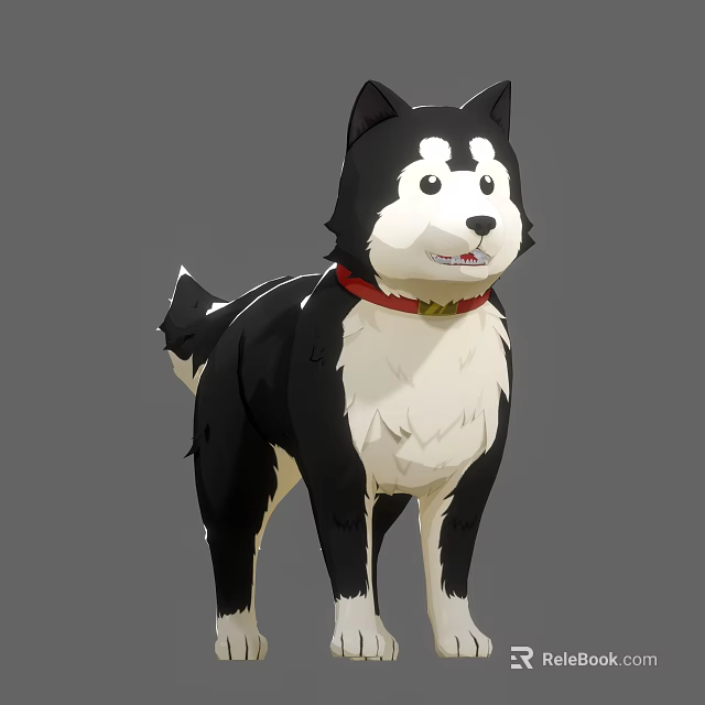 Colorful Reptile Lizard Basking In Sunlight On Warm Rock Surface 3d model 