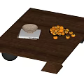 Wind coffee table combination 3d model