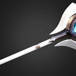 Scepter Cane Axe Energy Stick Tomahawk Weapon Axe 3d model