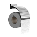 Modern Stainless Steel Toilet Paper Holder With Wall Mount Design And Paper Roll