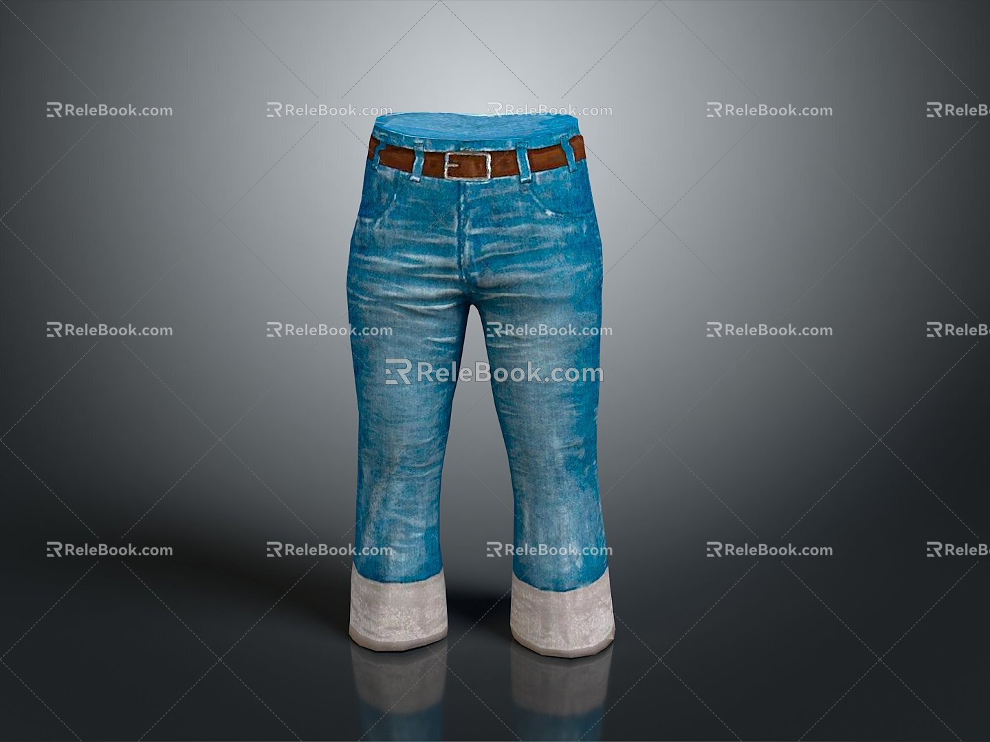 Jeans Casual Pants Denim Casual Pants Men's Pants Women's Pants Men's Pants Women's Pants 3d model