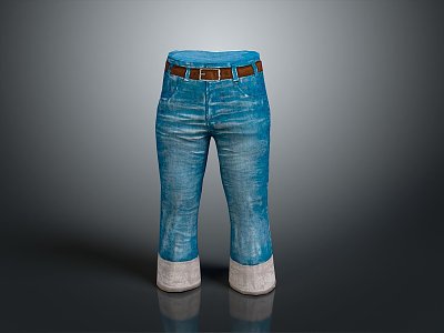 Jeans Casual Pants Denim Casual Pants Men's Pants Women's Pants Men's Pants Women's Pants 3d model