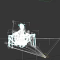 Futuristic Mechanical Spider With Sci Fi Character And Metal Legs Design