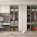 Modern wardrobe 3d model