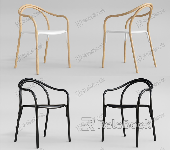 Modern Dining Chair Single Chair model