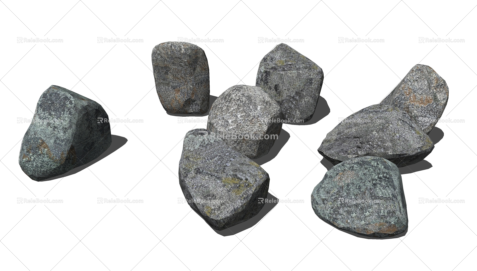 Stone 3d model