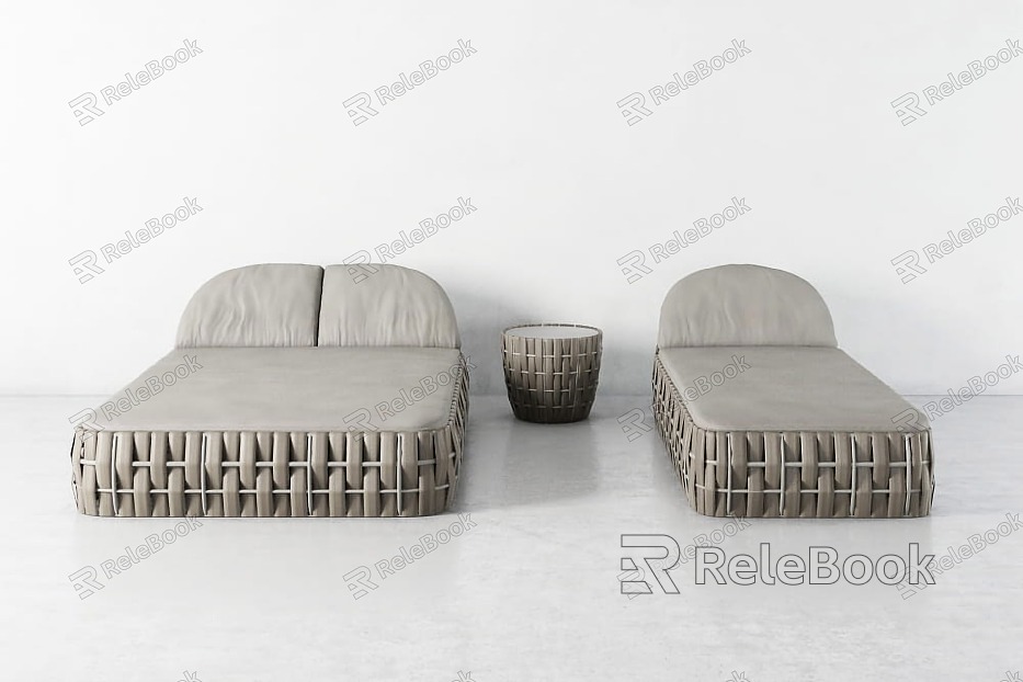 Modern outdoor sofa outdoor sofa combination model