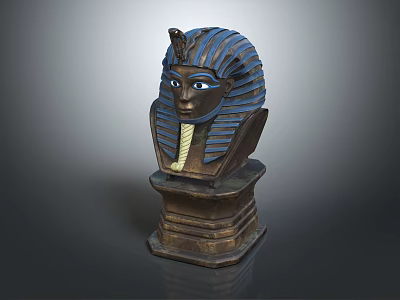 Modern Sphinx Egypt Carved Pyramid Temple 3d model