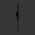 Sniper Rifle with Precision Scope Long Barrel and Tactical Tripod Stand Design