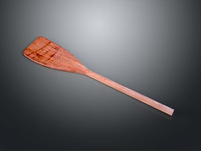Wooden Spatula Kitchen Cooking Tool For Home Daily Utensil 3d model