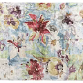 Vibrant Square Rugs With Colorful Floral Patterns For Modern Home Decoration