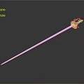Polished Silver Sword With Sharp Blade And Ornate Hilt Design