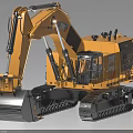 CAT Crawler Excavator Functional Construction Vehicle With Heavy Duty Tracks And Large Bucket