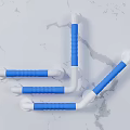 Blue And White Safety Grab Bars With Non Slip Grip For Bathroom Assistance