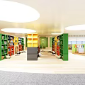 Modern Library Children's Library 3d model