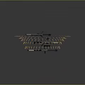 Crossed Rifles As Main Weapons With Radiating Bullets On Dark Background
