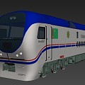 Modern Turkmen railway locomotives 3d model