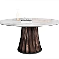 Modern Dining Table Round Table Decorative Table Coffee Table 3d model