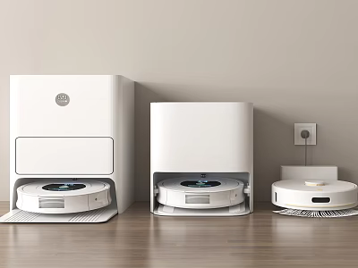 Smart Robotic Vacuum Cleaners For Home Cleaning 3d model