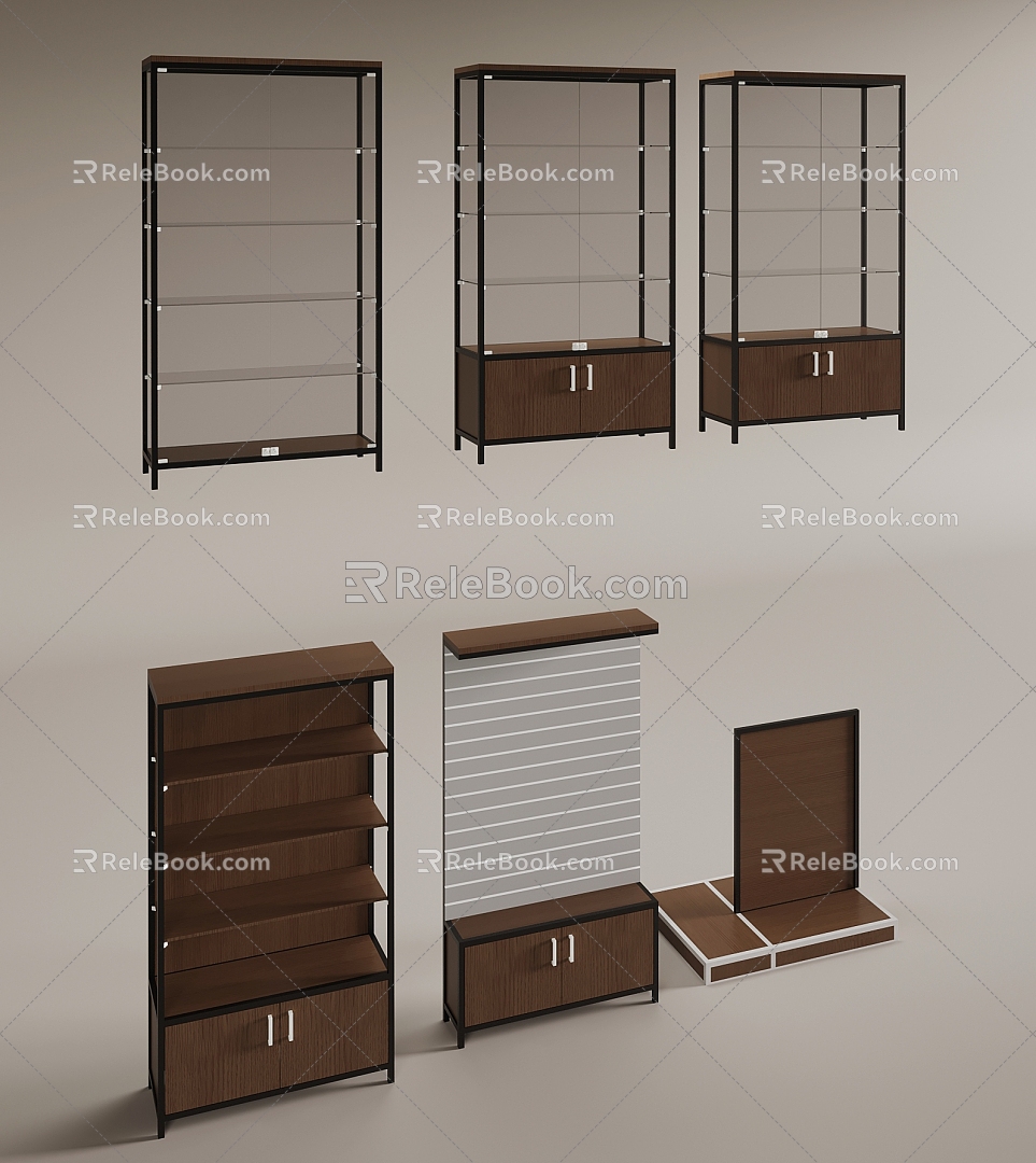 Display cabinet 3d model