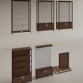 Display cabinet 3d model