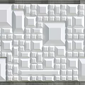 Modern background wall image wall 3d model