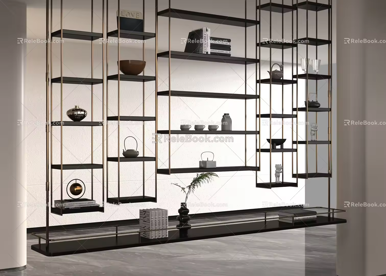 Storage Rack Display Rack 3d model
