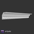 Elegant Decorative Architectural Component With Wavy Pattern Design For Home Interior