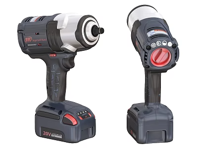RIDGID 20V Lithium Ion Power Hardware Tools Impact Wrench And Work Light 3d model