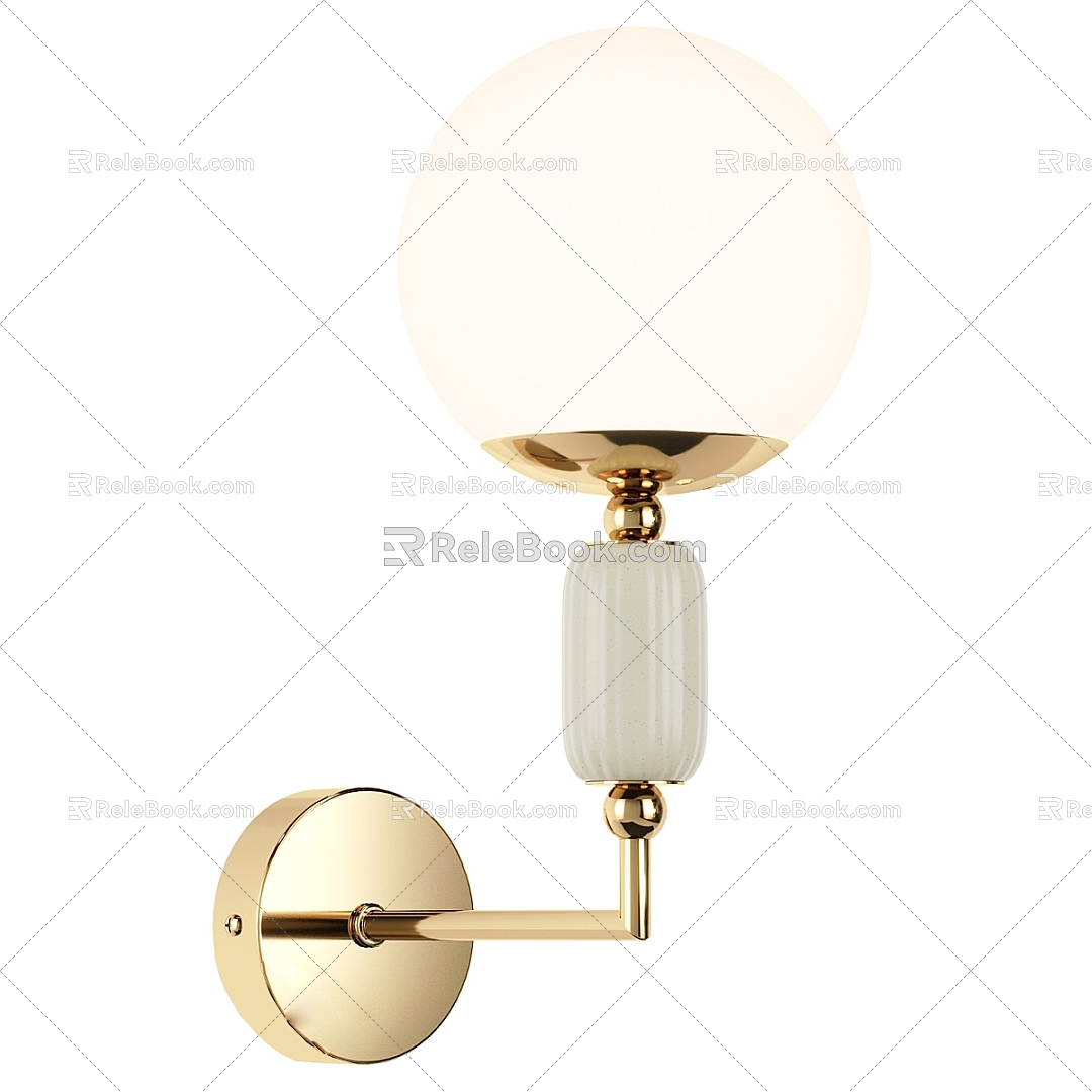 Simple Light Luxury Wall Lamp model