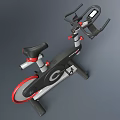 LifeCycle Exercise Bike With Black Silver Red Design And Large Flywheel For Fitness