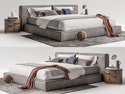 Modern Double Bed model