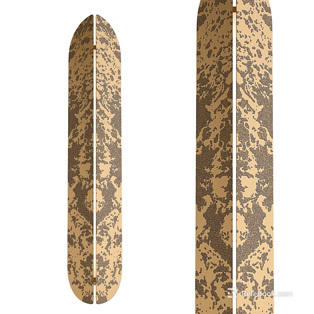 Modern Decorative Wall Sconce With Patterned Design For Home Interior Lighting 3d model 