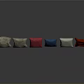 Colorful Decorative Throw Pillows In Various Hues For Home Living Spaces