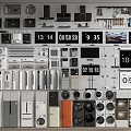 Various Household Appliances Collection Display With Refrigerators Washing Machines And TVs