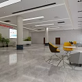 Schematic diagram of reception room 3d model