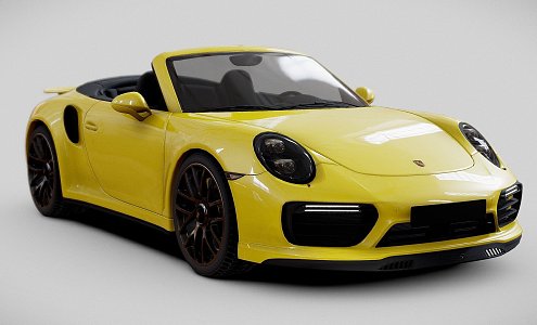 Porsche 911TurboS Convertible Edition 3d model