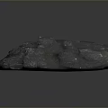 Black Wooden Stone Featuring Natural Rough Surface Texture And Irregular Decorative Shape For Home Decor